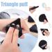 12 Pieces Black Triangle Makeup Sponge Set for Flawless Powder Application | Soft Cosmetic Foundation Puffs for Setting and Blending | Beauty Blender Makeup Tool - Buy Online on GoSupps.com