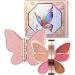 6 Colors Butterfly Shape Eyeshadow Palette - Professional Nudes Warm Natural Eye Shadows Highly Pigmented | Waterproof Eye Makeup with Butterfly Shape Travel Size Xiaoyaoyou Crimson Rose Color - Buy Online on GoSupps.com