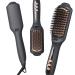LANDOT Hair Straightener Brush Negative Ion Heated Straightening Brush for Smooth, Frizz-Free Hair Enhanced Ionic Straightening Brush