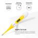 Buy Pempa Digital Fever Thermometer - Waterproof with Flexible Tip for Accurate Rectal Oral & Armpit Readings - Fast Shipping Worldwide - Buy Online on GoSupps.com