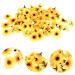 Alipis 100 pcs Fake Faux Adorns Sunflower Sunflowers Props Flower Imitation Prop Simulation Ornaments - Buy Online on GoSupps.com