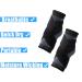 Shop VOCOSTE Ankle Compression Sleeve Socks - Adjustable Unisex Brace for Achilles Tendon Support | XL Size - Black & Gray - Buy Online on GoSupps.com