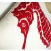 DECOPOW Embroidered Nautical Decor Pillow Cover - Red Seahorse Design | 18 Inches Canvas Pillow Cover for Nautical Style Decor - Buy Online on GoSupps.com