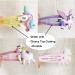 Unicorn Snap Hair Clips 6Pcs | Girls Toddlers Kids Hair Accessories | Unicorn Party Birthday Gift - Buy Online on GoSupps.com