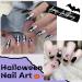 Modelones Gel Nail Polish Set - 2 Pcs (15 ML) Black & White Soak Off LED - Perfect for Halloween Nail Art - Ideal Home Gift for Women & Girls - Buy Online on GoSupps.com