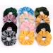 ZOSTLAND Hidden Pocket Velvet Scrunchie with Zipper - 3pcs Multicolour - Buy Online on GoSupps.com