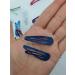 6 PCS Metal Snap Hair Clips 5CM Long (Navy) - Hair Grip Set - Buy Online on GoSupps.com