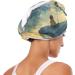 Starry Sky Girl Whale Hair Towel 2 Pack | Super Absorbent Quick Dry Hair Turbans for Women & Girls - Buy Online on GoSupps.com