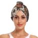 Floral Cheetah Hair Towel 2 Pack Super Absorbent Hair Drying Towel Quick Dry Hair Turbans Head Towel with Button Twisty Wrap for Women Girls