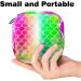 Women s Travel Makeup Organizer with Menstrual Cup Pocket - Big Capacity Rainbow Bandage Storage - 4.7x6.6x6.6 in - Buy Online on GoSupps.com