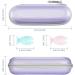 Toothbrush Travel Case with 2 Toothbrush Head Cover Caps for Oral-B/Oral-B Pro/Philips Sonicare Electric Toothbrush Keeps Toothbrush Fresh and Clean Portable Waterproof Travel Organizer Set Purple Case and 2 Caps - Buy Online on GoSupps.com