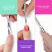 Gel Nail Polish Removal Kit: 20 Plastic Nail Clips, 550 Cotton Pads, 120ml Dispenser Bottle, 7 Nail File Grits, 2 Nail Brushes, 2 Cuticle Pushers - Buy Online on GoSupps.com