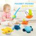 TwoOnto Bathing Toy Fishing Game - 4 Piece Montessori Pool Toy Set for Kids 1-5 Years - Fun Floating Bathtub Toys - Buy Online on GoSupps.com