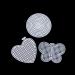 EXCEART 50 Pcs Clear Plastic Mesh Canvas for Needlepoint Embroidery - Cross Stitch Art Craft Shapes Included - Buy Online on GoSupps.com