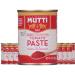 Mutti Double Concentrated Tomato Paste (Doppio Concentrato), 4.94 oz. Can | 12 Pack | Italys #1 Brand of Tomatoes | Canned Tomatoes | Vegan Friendly & Gluten Free | No Additives orPreservatives 4.94 Ounce (Pack of 12)