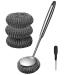 Metal Scrubber Dish Scrub Brush - Multipurpose Dish Brush with Handle | Drill Brush Power Scrubber | Pot Pan Sink Cleaning Pot Pan Sink Cleaning for Bathroom Kitchen Wall Oven Dish Tile Tub Floor (approx.)33*8cm.