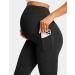 Buy Baydi Women s Opaque Long Pregnancy Leggings with Pockets - High Waist Soft Elastic Maternity Pants in Black - Buy Online on GoSupps.com