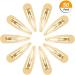 50 Pack Snap Hair Clips Hair Barrettes for Kids Girls and Women 50 mm (Gold) - Buy Online on GoSupps.com