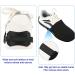 2 Pcs Bowling Shoe Slider Covers - Elastic Band, Unisex Men Women, Black - Buy Online on GoSupps.com
