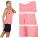Icyzone Women's Racerback Workout Tank Tops - Pack of 3, Medium Charcoal/Jade/Hot Pink - Buy Online on GoSupps.com