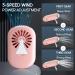 Buqikma Mini Lash Fan - Portable Eyelash Dryer Blower for Extensions | Type C Rechargeable | Pink - Buy Online on GoSupps.com