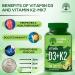 Kavir VIT D3 & K2 100% RDA 120 (+120 Extra) 240 Tablets - for Adults & Kids - Plant Based Vitamin D3 600 IU & Vitamin K2 as MK7 55 mcg Vitamin D & VIT K Vegan Tablets/Capsules Supplement - Buy Online on GoSupps.com