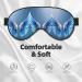Angel Wing Print Unisex Sleep Mask - Double-Sided Eye Mask for Sound Sleep & Skin Care - Buy Online on GoSupps.com