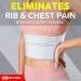 BLITZU Broken Rib Brace & Chest Binder - Post-Surgery Support for Cracked Fractured Ribs | Compression & Pain Relief - Regular Size - Buy Online on GoSupps.com