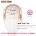 Lace Wig Grip Cap for Women - 4x5 Transparent Swiss Lace Non-Slip Wig Gripper Light Brown Stocking Dome Cap with Built-In Elastic Headband - Buy Online on GoSupps.com