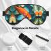 SSIMOO HD Koi Fish Soft Sleep Eye Mask - Breathable Travel Eye Patch for Women | Perfect for Relaxation - Buy Online on GoSupps.com