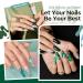 Modelones Blue Green Gel Nail Polish - 6 Colors Misty Gray Dark Green Glitter Gel Polish Kit Sage Green Baby Blue Nail Gel Polish Soak Off UV Gel Nail Lamp Gel Nail Kit DIY Home Nails Manicure Gifts - Buy Online on GoSupps.com