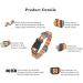Heele Adjustable Bohemian Orange Dog Collar for Small & Medium Dogs - Comfort & Style (M: 34-53cm 2cm Width) - Buy Online on GoSupps.com