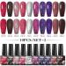 10pcs Glitter Nail Gel Polish Set Kits Semi Permanent Soak Off UV LED Nail Varnish All for Manicure - (Color: S04060S04061S04056) - Buy Online on GoSupps.com