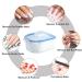 Acetone-Proof Nail Soaking Bowl for Acrylic Nails Removal - Blue01 | Home & Salon - Buy Online on GoSupps.com