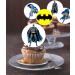 24 x Pre-Cut Batman 1 Edible Stand up Wafer/Rice Paper Cupcake Cake Toppers Birthday Party Superhero Decorations - Buy Online on GoSupps.com