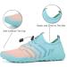 WateLves Water Shoes Quick-Dry Aqua Socks for Beach, Pool, Surf, Yoga - Size 8.5 Women/7 Men - Pink/Blue - Buy Online on GoSupps.com