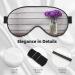 Sleep Mask Eye for Men & Women - Reusable Soft Blackout Eye Masks for Better Sleep Travel & Camping Essentials | Perfect Gifts - Orchid - Buy Online on GoSupps.com