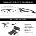 ROCKBROS Photochromic Sports Sunglasses | Men's Cycling Glasses with Removable Elastic Band - Black - Buy Online on GoSupps.com
