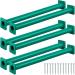 Set of 6 Monkey Bars Ladder Rungs Playground Sets for Backyards Steel Swing Set Accessories 16.5 Inch Playground Equipment Outdoor Climbing Kits for Children Outdoor Indoor Playroom Supplies (Green)