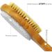 ICANdOIT 2 in 1 Long Handle Bath & Shower Brush with Boar Bristle and Pumice Stone - Exfoliate, Soften Skin, Dry Brushing, Cellulite & Lymphatic Drainage - Buy Online on GoSupps.com