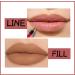 Boobeen Nude Matte Lip Liner Pencil - High Pigment, Waterproof & Long-Lasting - Buy Online on GoSupps.com