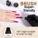 NXJ INFILILA Matte Top Coat 15ml Soak Off Nail Lamp Polish Matte Finish & Long Lasting No Wipe Matte Gel Top Coat for Home DIY Nail Art Design Salon - Buy Online on GoSupps.com