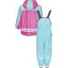 Playshoes Unisex Kid's Rain Suit with Fleece Lining - Waterproof Mud Suit in Turquoise (Size 86) - Buy Online on GoSupps.com