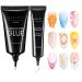 Makartt Nail Rhinestone Glue with 3D Nail Gel Kit Nail Charm Glue Super Strong Gel Nail Glue for Nail 3D Sculpting Gel for Drawing Molding Embossed and Decoration DIY Nail Art Nail Rhinestone Glue & 3D Nail Gel Kit