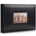 300 Pockets Photo Album with Writing Space, Fabmaker 4x6 Photo Albums for Vertical and Horizontal Pictures, Premium Leather Cover Picture Album, Exquisite Photo Book for Family Wedding Travel (Black)