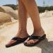 MEGNYA Orthotic Flip Flops for Women | Arch Support Sandals for Plantar Fasciitis | Comfortable Thong Style Walk | Black, Size 8 - Buy Online on GoSupps.com