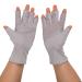 Anti UV Gloves for Gel Nail Lamp Manicure Gloves UV Protection Stretchy Breathable Fingerless Fiber Cotton Nail Lamp Gloves for Home Salon(Gray) - Buy Online on GoSupps.com