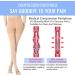 Medical Compression Pantyhose 20-30 mmHg for Women & Men | Open Toe Support Hose Tights for Swelling Edema & Varicose Veins - Buy Online on GoSupps.com