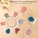 Teething Toys for Babies 2 Pack Teether for Baby Silicone Teething Ring for Sucking Needs BPA Free Baby Toys 0-3-6-12 Months Nursing Accessories Chew Toys for Teething Pain Relief Teeting Ring - Buy Online on GoSupps.com