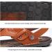 Men's Toe Corrector Sandal - Comfy Summer Slip-On for Bunion Relief | Non-Slip Breathable Flip Flops for Hallux Valgus Symptoms - Size 11 Brown - Buy Online on GoSupps.com